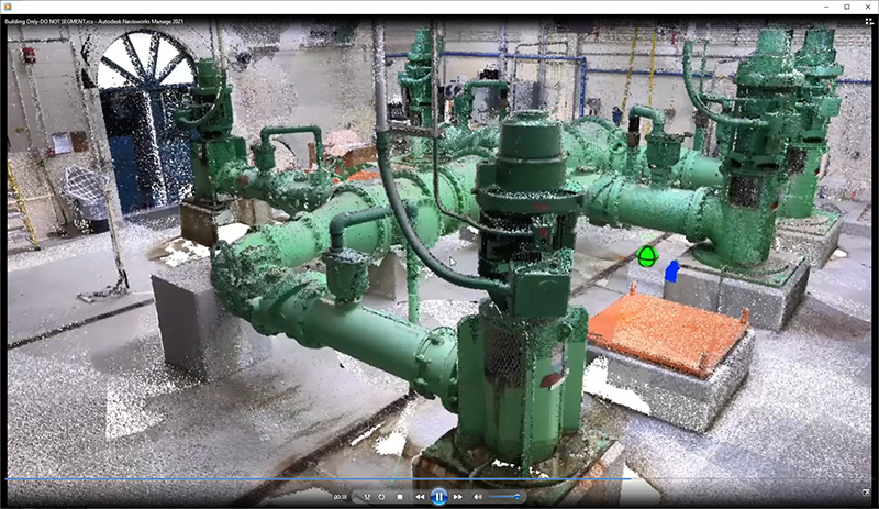 Fargo Red River Pump Station 3D Scanning